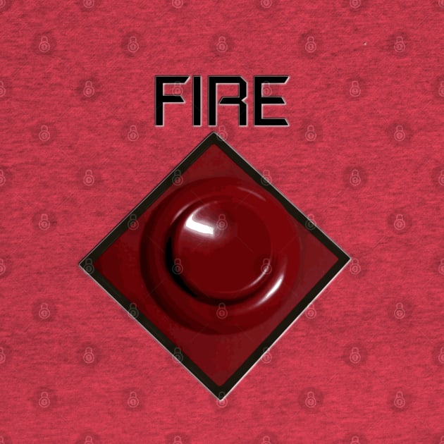 Fire! Arcade Button Shirt by arcadeheroes